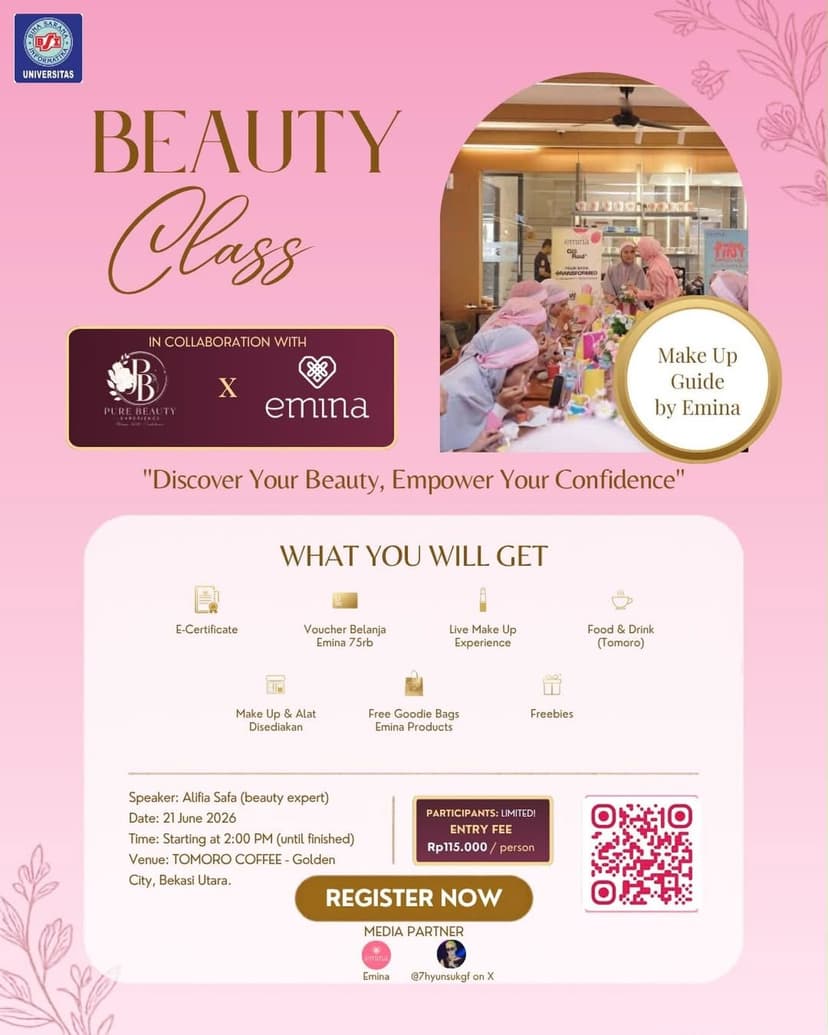 Beauty Class dengan Emina Expert